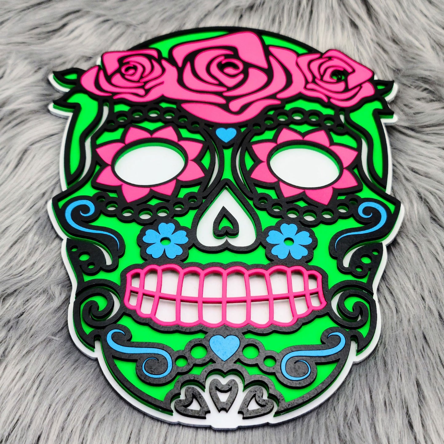 Floral Sugar Skull DIY Sign Kit