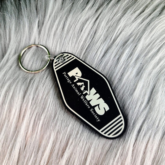 PAWS Logo Acrylic Keychain