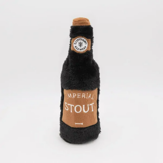 Happy Hour Crusherz Dog Toys - Stout Beer